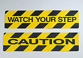 NASTRO ANTISCIVOLO CON SLOGAN